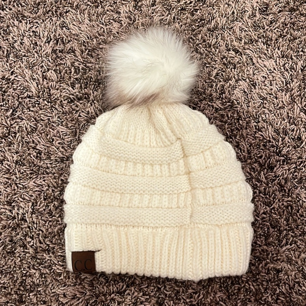 C.C beanie (worn once)
